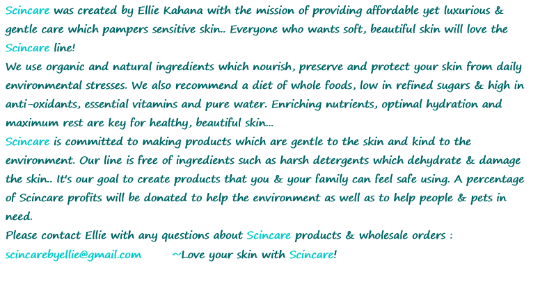 Scincare was created by Ellie